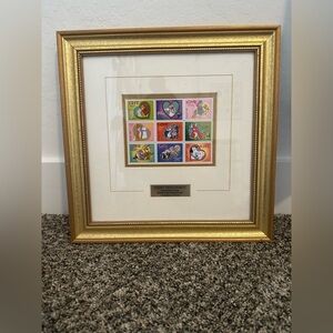 Disney Framed Love Stamps Collection